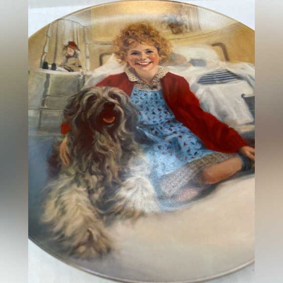 Vintage Plate "Annie and Sandy" Plate 1982 William Chambers - Picture 3 of 7